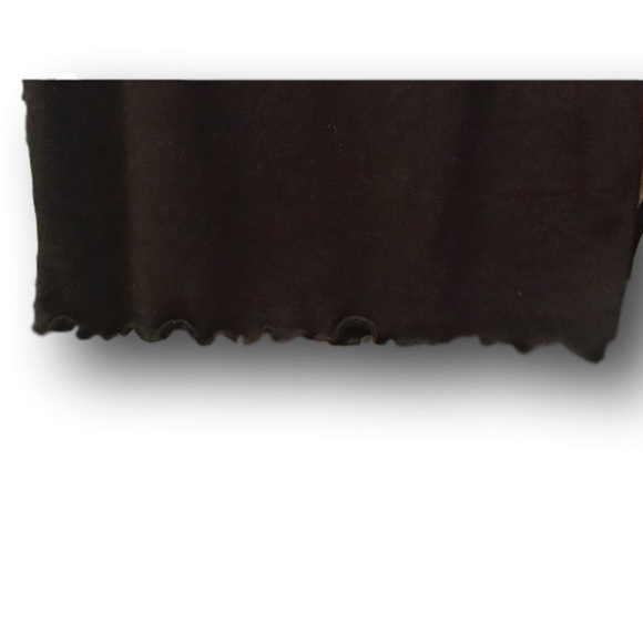 Black Ruffle Tee - Picture 2 of 3